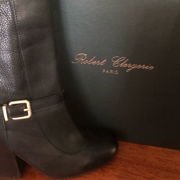 Robert Clergerie Brando Buckle Boot W/ Heel - Picture 2 of 3
